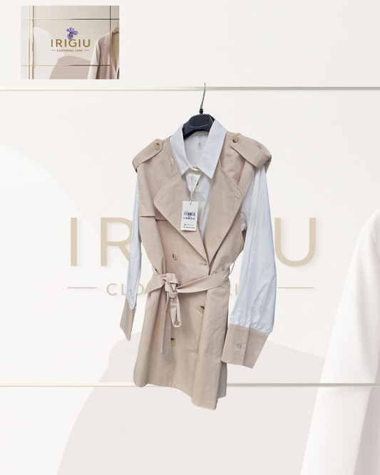 Gilet Trench con Camicia Integrata – IRIGIU Clothing Line