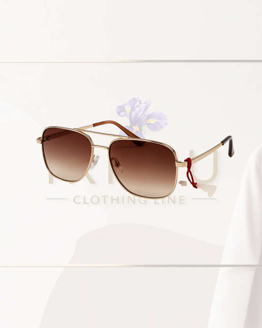 🕶️ JOSER® – Aviator Gold Brown Edition